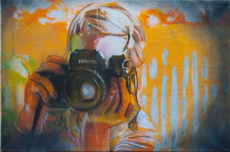 Dusi fotóz 40x60 olaj vászon